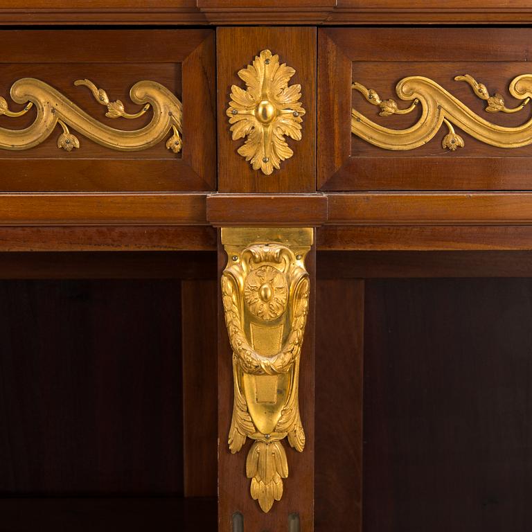 A 20th-century Louis XVI style bookcase.