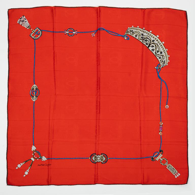Cartier, scarves, 2 st.