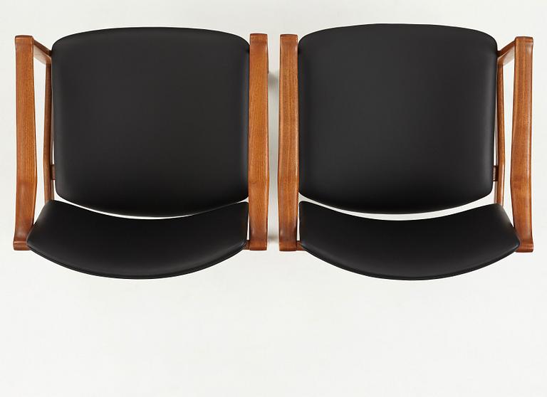 William Watting, a pair of armchairs, Denmark 1960's.