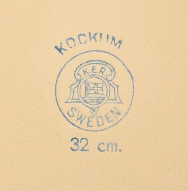 TVÄTTSET MM, Kockum, 7 delar. 1900-tal.