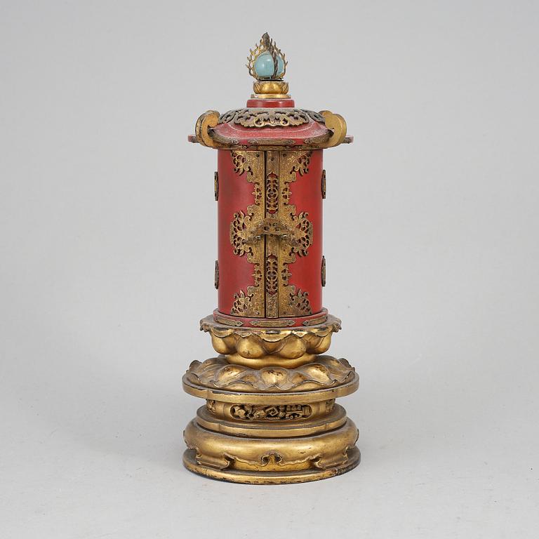 A Japanese altar cabinet, 19th Century.