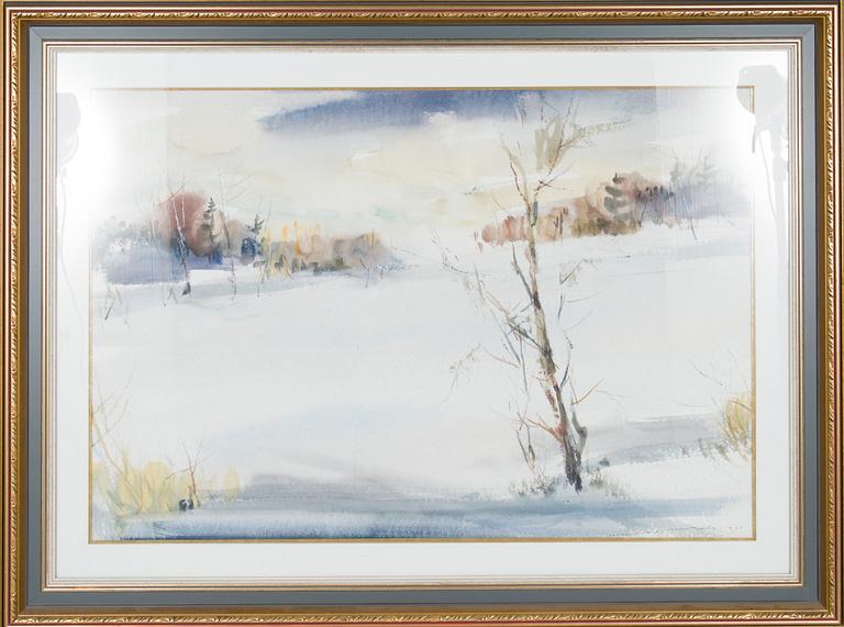 Nandor Mikola, Winter Landscape.