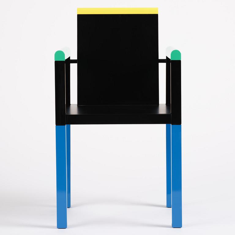 George Sowden, a "Palace Chair", Memphis, Italy, post 1983.