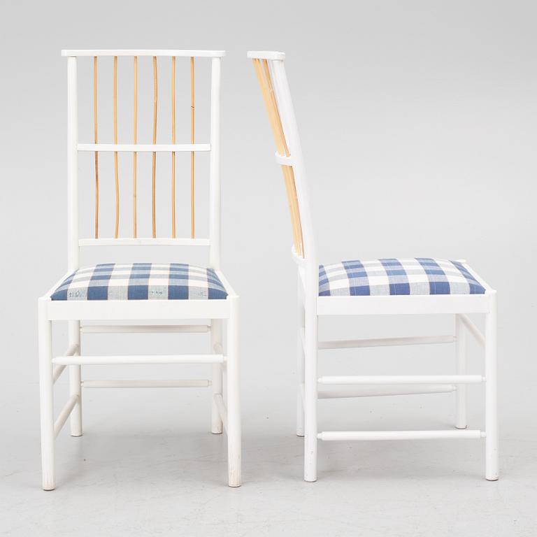 Josef Frank, chairs, 5 pcs, model 2025, Svenskt Tenn, post 1985.