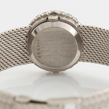 Girard Perregaux white gold and brilliant cut diamond ladies watch.