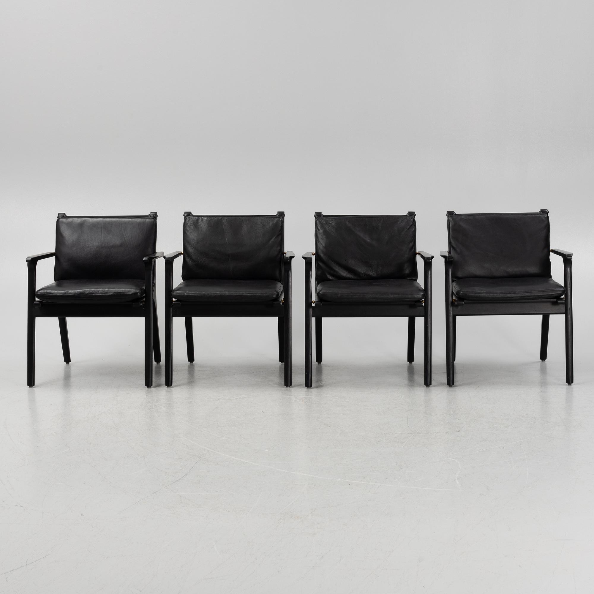 Space Copenhagen four 'Ren' dining chairs from Stellar Works.