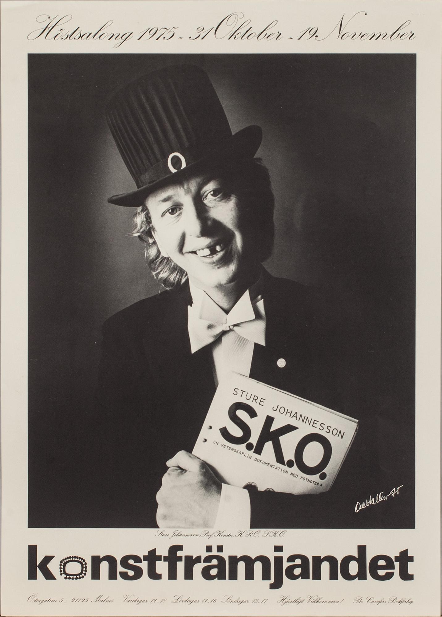 STURE JOHANNESSON, efter, affischer, 2 st, S.K.O för konstfrämjandet. 1900-tal.