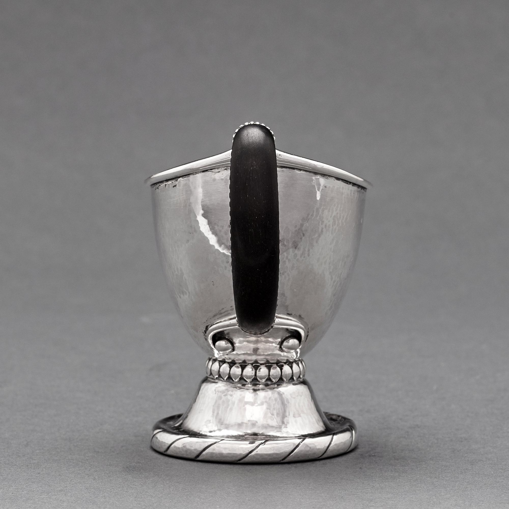Georg Jensen, a 4 pieces coffee and tea service, Copenhagen 1915-19, 830/1000 silver. Design nr 88.