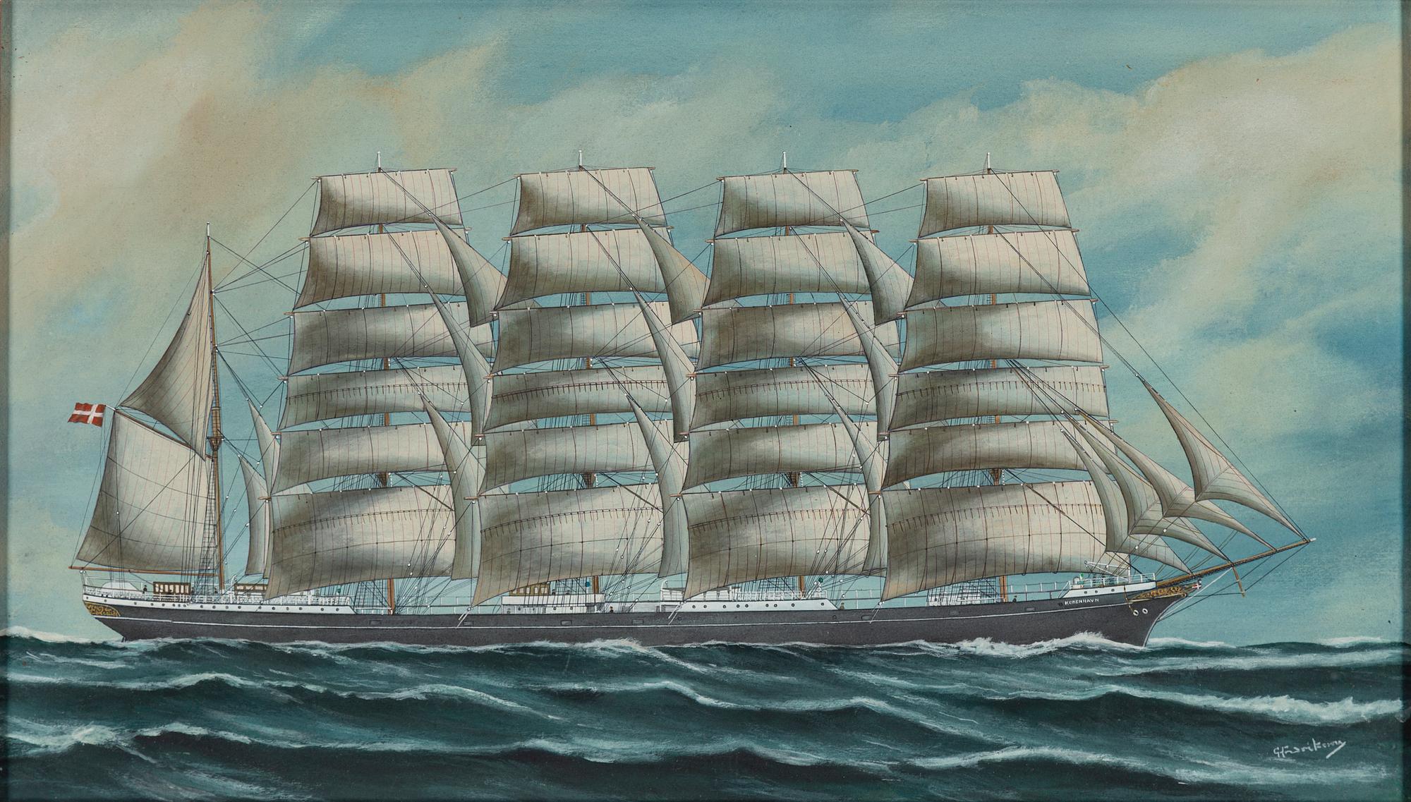 GUSTAF FREDRIKSSON, watercolour, signed.