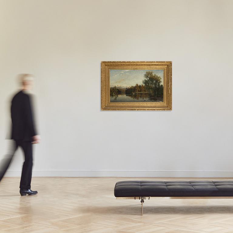 Olof Arborelius, oil on canvas, signed and dated 1881.