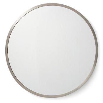 330. Swedish Modern, a nickel plated wall mirror, 1930s.