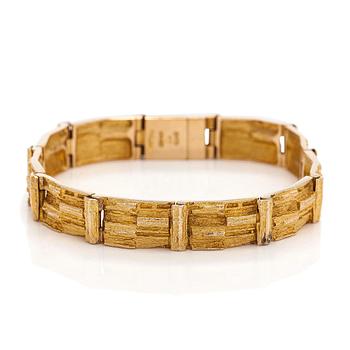 Björn Weckström, bracelet, "Cascade", 14K gold.