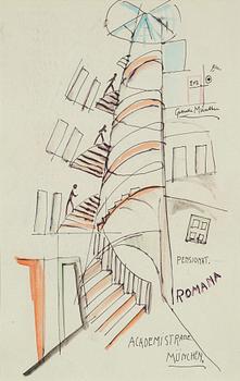 John Jon-And, mixed media. Executed 1921.