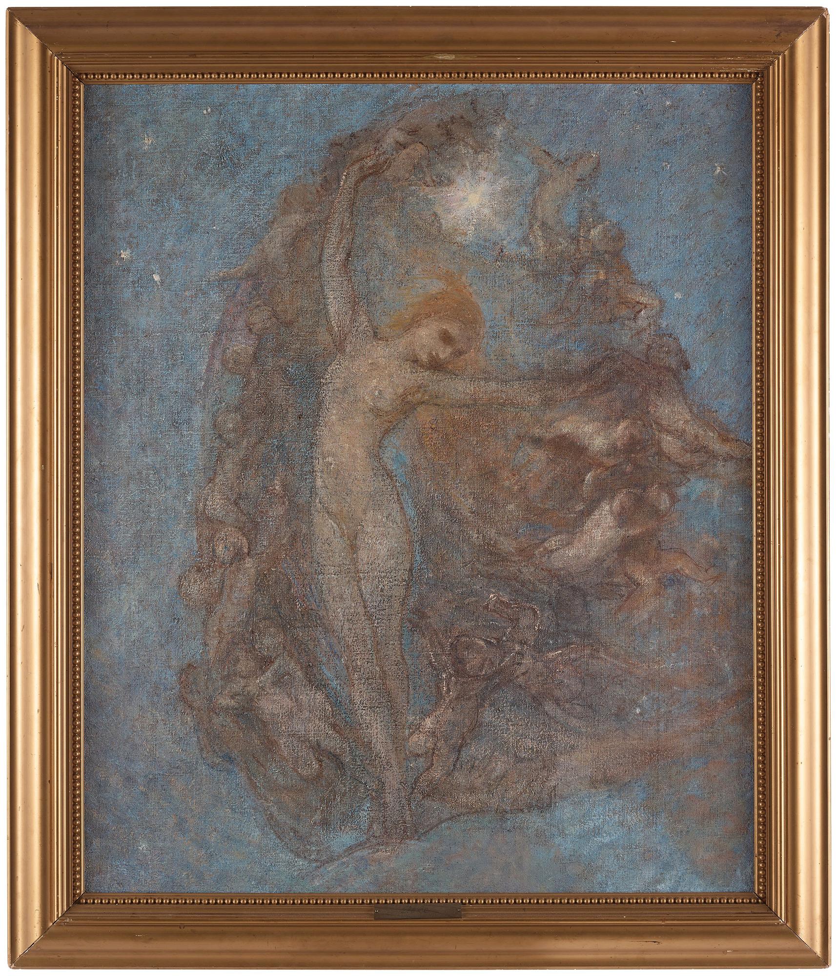 Johan Axel Gustav, "J.A.G." Acke, Woman against a night sky.