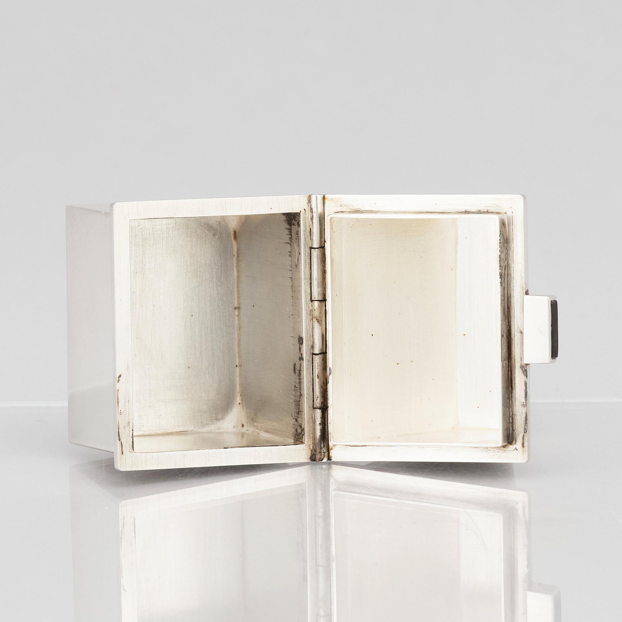 Lars Håkansson, a sterling silver box, Lund 1983.