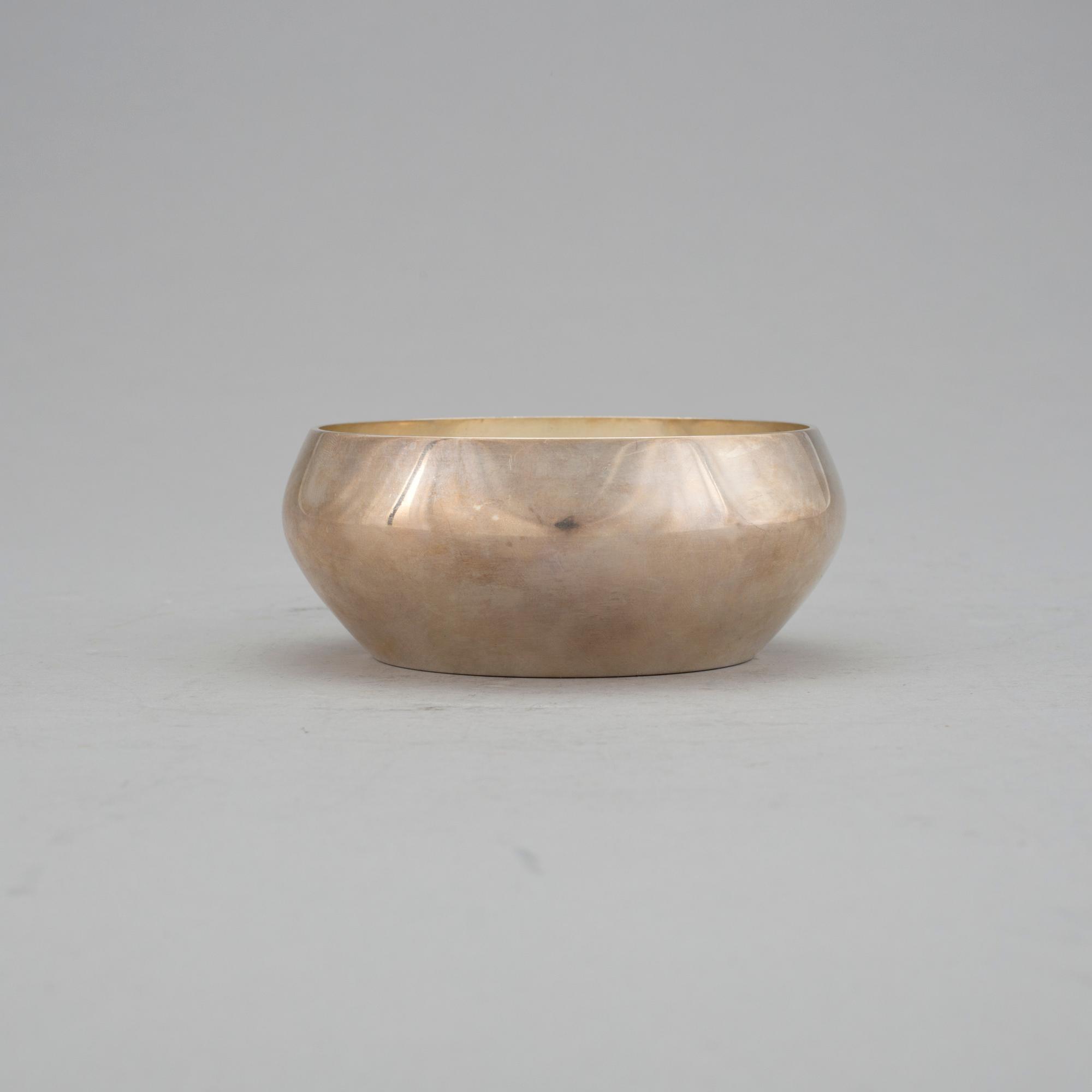 HENNING KOPPEL, skål, sterlingsilver. Georg Jensen, efter 1945. Vikt ca 188 gram.