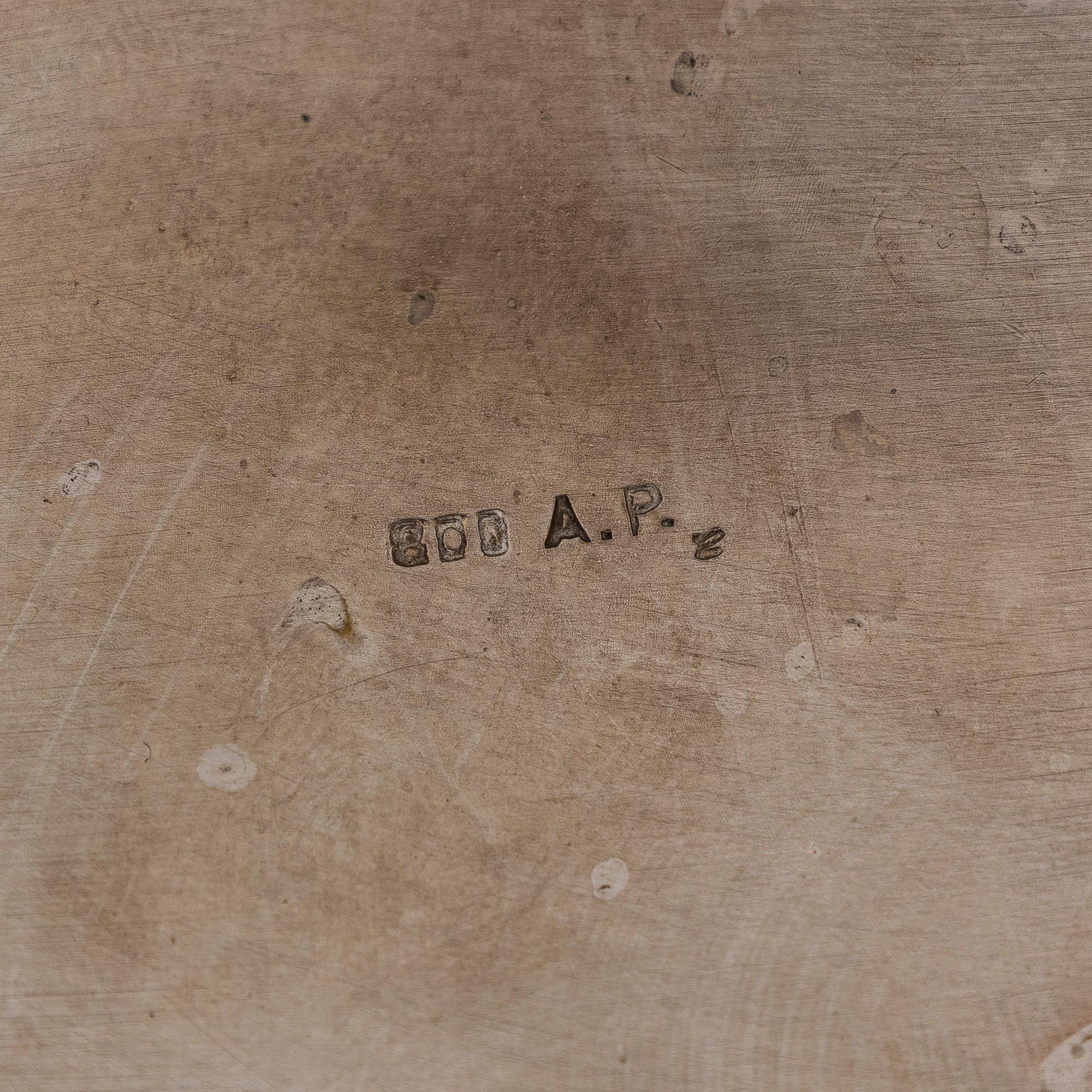 Teservis, 3 delar, silver, importstämplade i Prag 1901-1921.