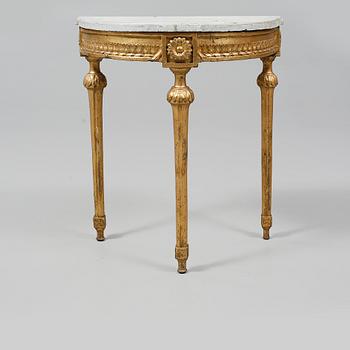 KONSOLBORD, gustavianskt, sent 1700-tal.