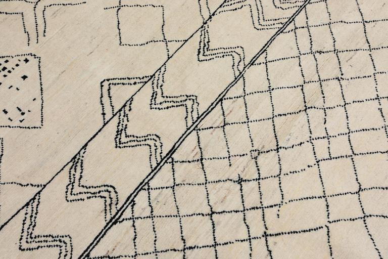 A Moroccan carpet, 295 x 201 cm.