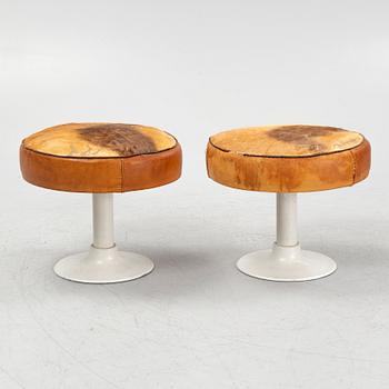 A pair of stool, 1960's/70's.