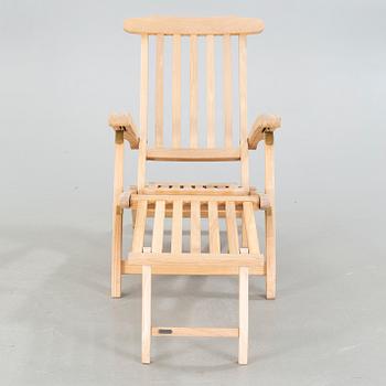 A 21st century deckchair, "Steamer", by Skagerak, Denmark.