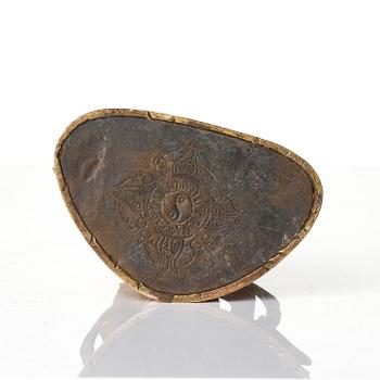Amitayus, förgylld brons. Mongoliet, 1700-tal.