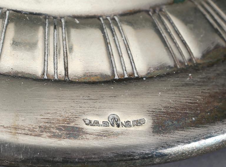 BORDSLAMPA, nysilver, GAB, 1900-talets första hälft.