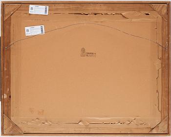 Johan Fredrik Martin, "Utsigt af Norrmalms Torg, Gustaf Adolphs Statue, Kongl Slottet, H.K. Höghets Prinsessans Palais samt Opera Huset".