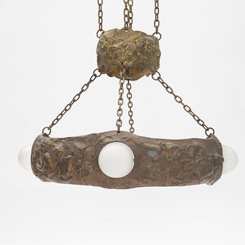 Alice Nordin, a Jugend ceiling lamp, early 20th century.