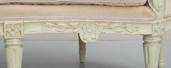 SOFFA. Gustaviansk, 1700-talets slut.
