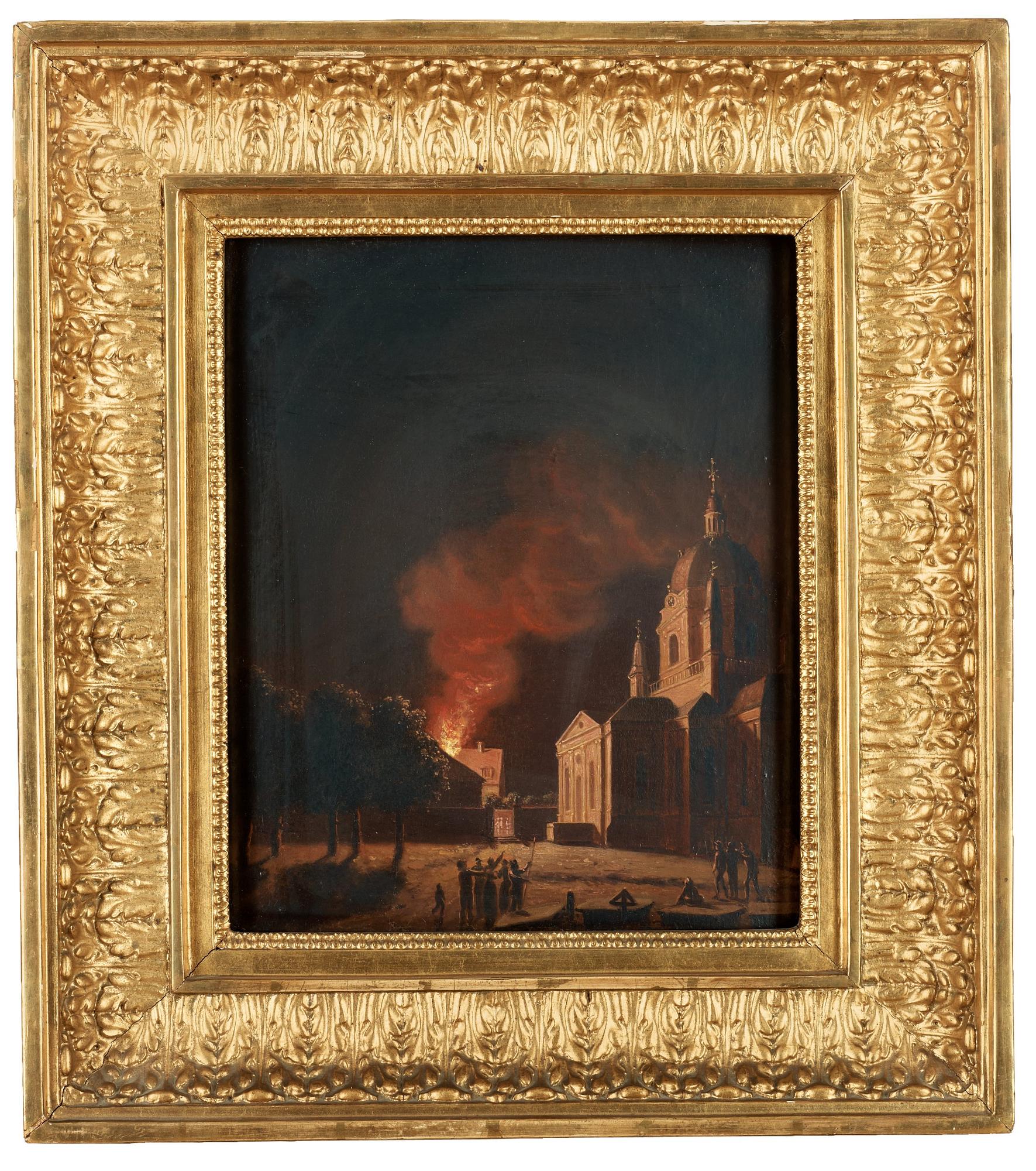 Pehr Hilleström, Brand vid Katarina kyrka.
