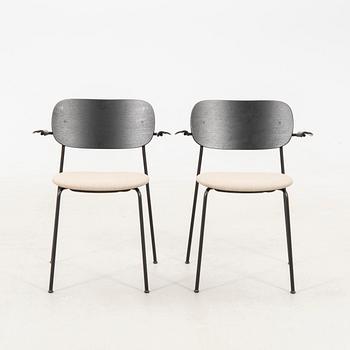 Norm Architects armchairs, 3 pcs "Menu Co" before Audo Copenhagen, contemporary.