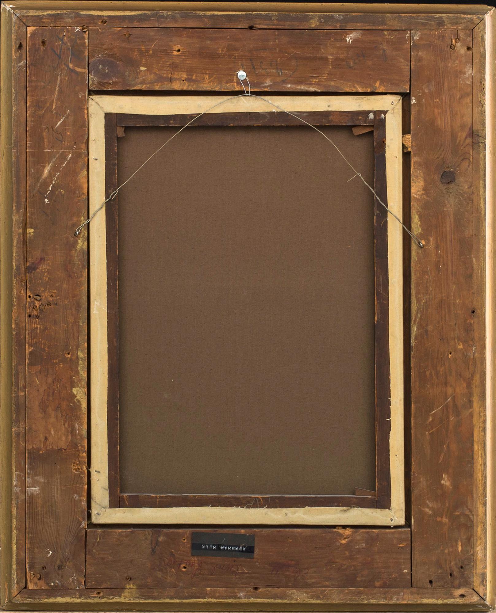 ABRAHAM II HULK, olja på duk, signerad A Hulk junior.