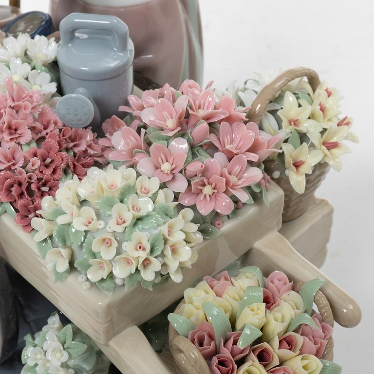 José Puche, figurin, "Flowers of the season", Lladró, Spanien.