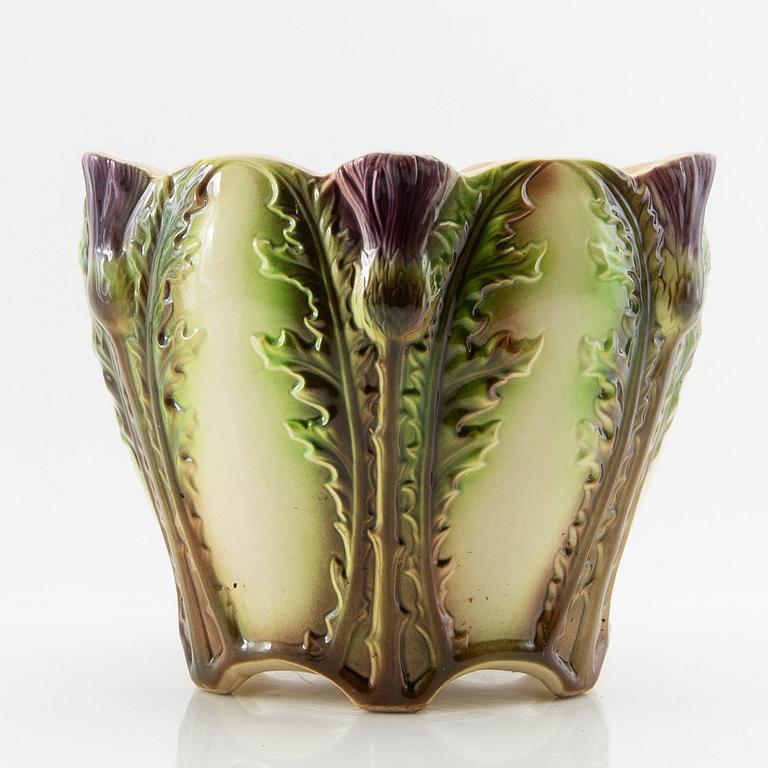 Outer casing Jugend, Saint Clement France early 20th century stoneware.