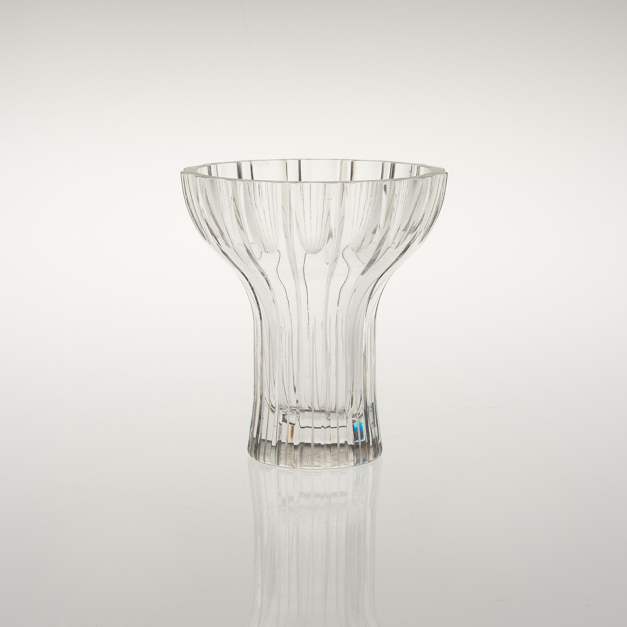 TAPIO WIRKKALA, VAS, "3774", glas, signerad Tapio Wirkkala -Iittala.