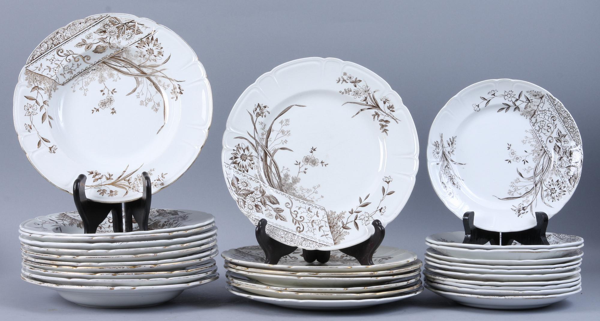 MATSERVIS, 31 delar, porslin, "Peking", Gustafsberg.