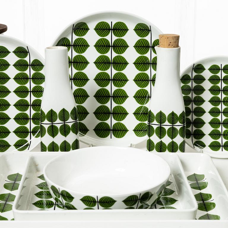 Stig Lindberg, servis, 81 delar, flintgods, "Berså", Gustavsberg.