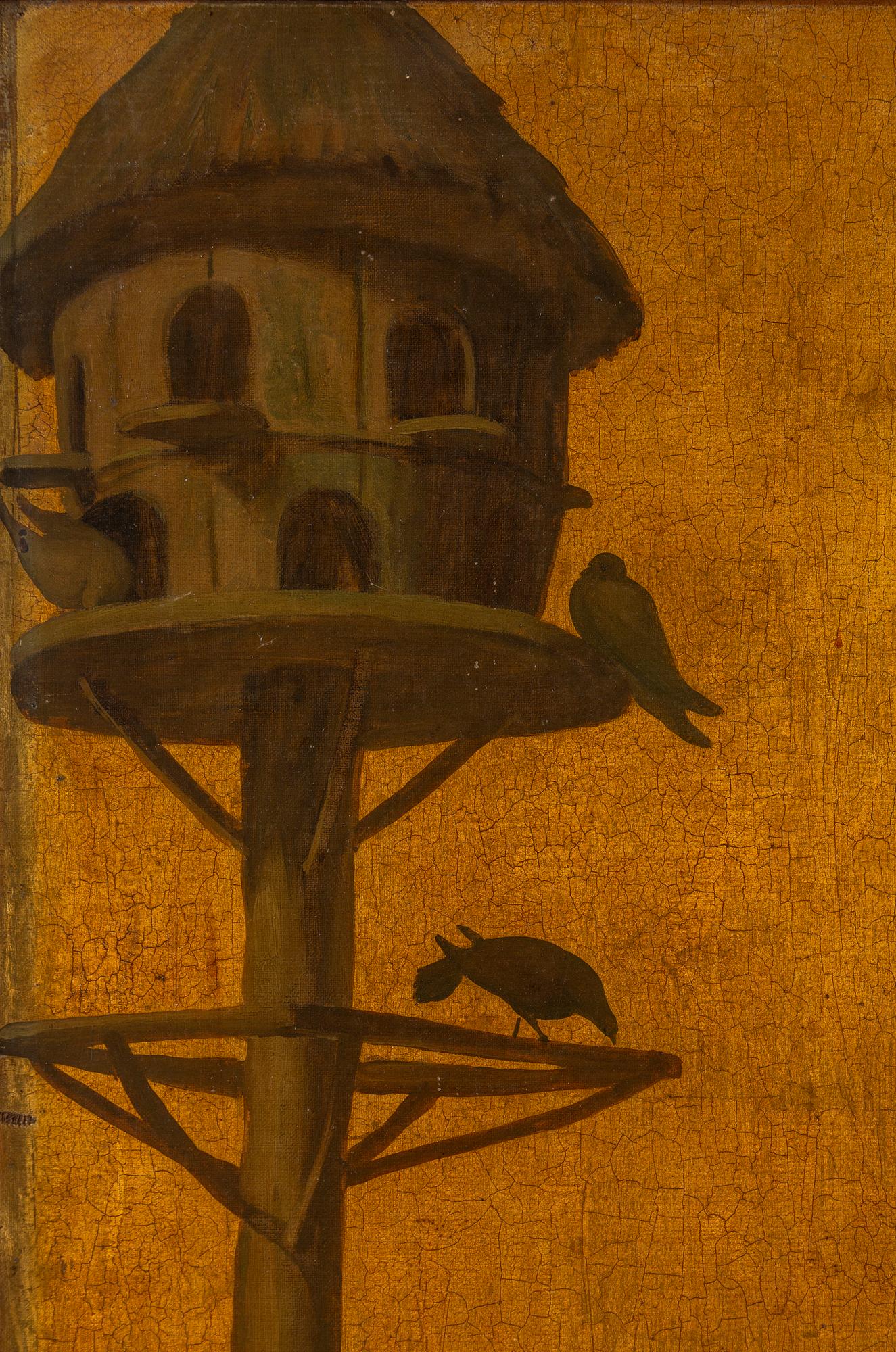 CHARLES GOGIN, 4, oil on canvas, signed Charles Gogin and C.G. With numbering 175 in red on all four.