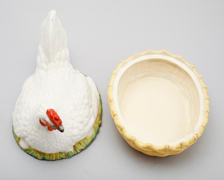 ÄGGHÖNA, parian, Gustafsberg, sekelskiftet 1900.