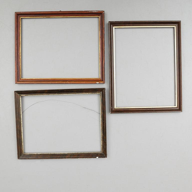 RAMAR, 3 st, trä, 1800-tal.