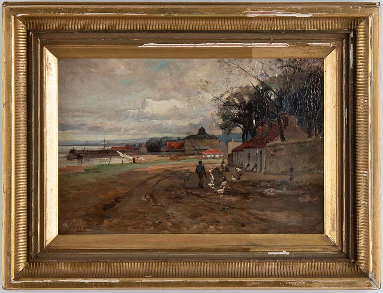 George Gray, oil on canvas, signed.