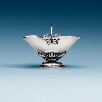 A Georg Jensen sterling bowl, Copenhagen 1933-44.