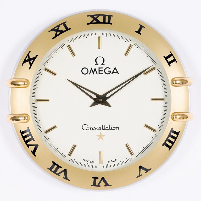 Omega, "Constellation", wall clock, approx. 50 cm.