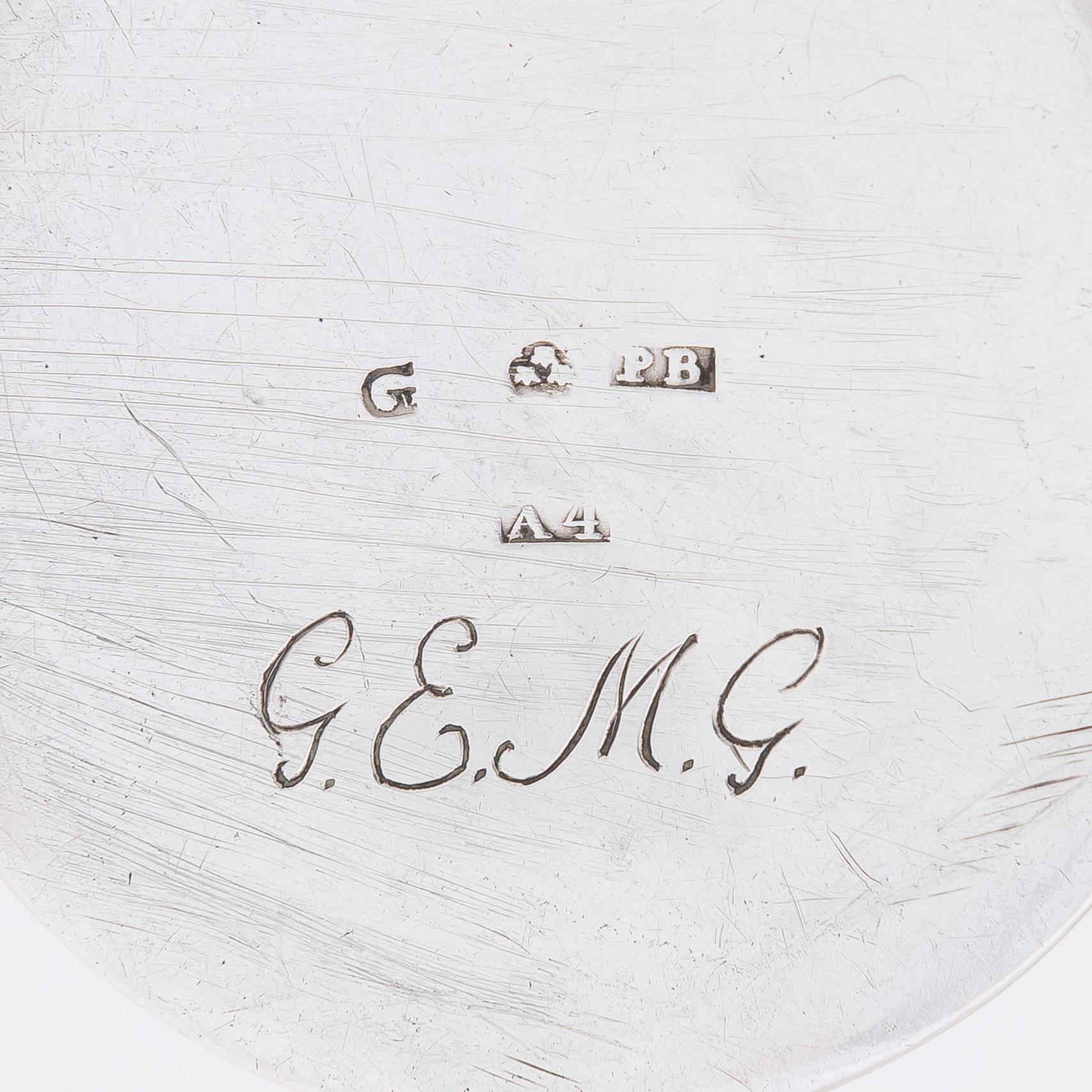 Askar, 3 st, silver, med adelsvapen, Gävle och Stockholm 1809, 1831 och 1859.