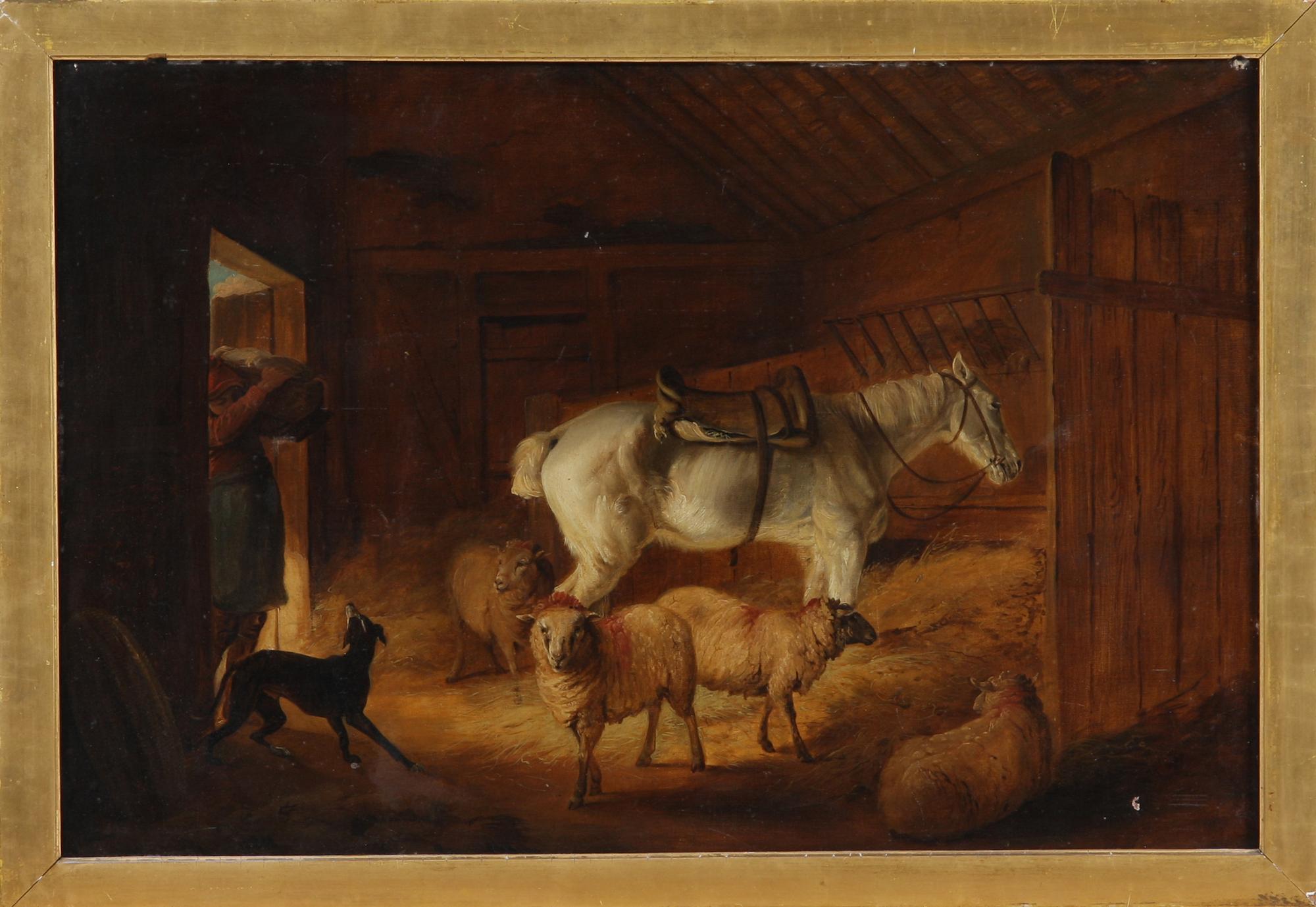 EDWARD BRISTOW, tillskriven, olja på duk.