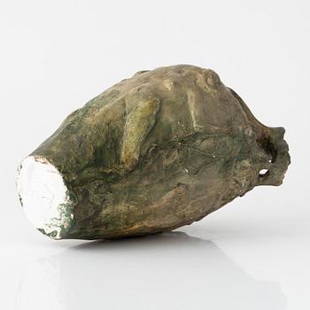 Agnes de Frumerie, an Art Nouveau plaster vase, Paris, signed and dated -94.