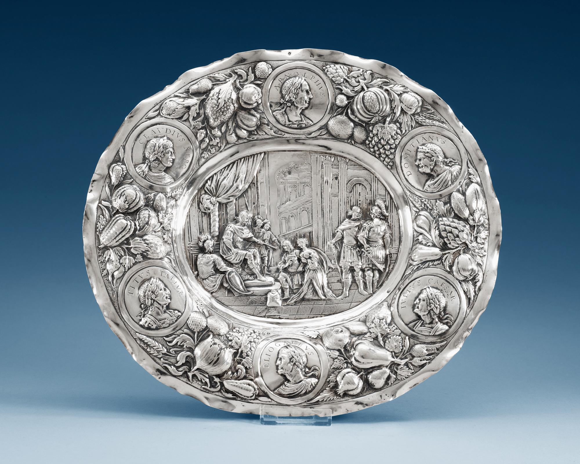 PRESENTERFAT, av David Bessman, Augsburg 1640-1677.