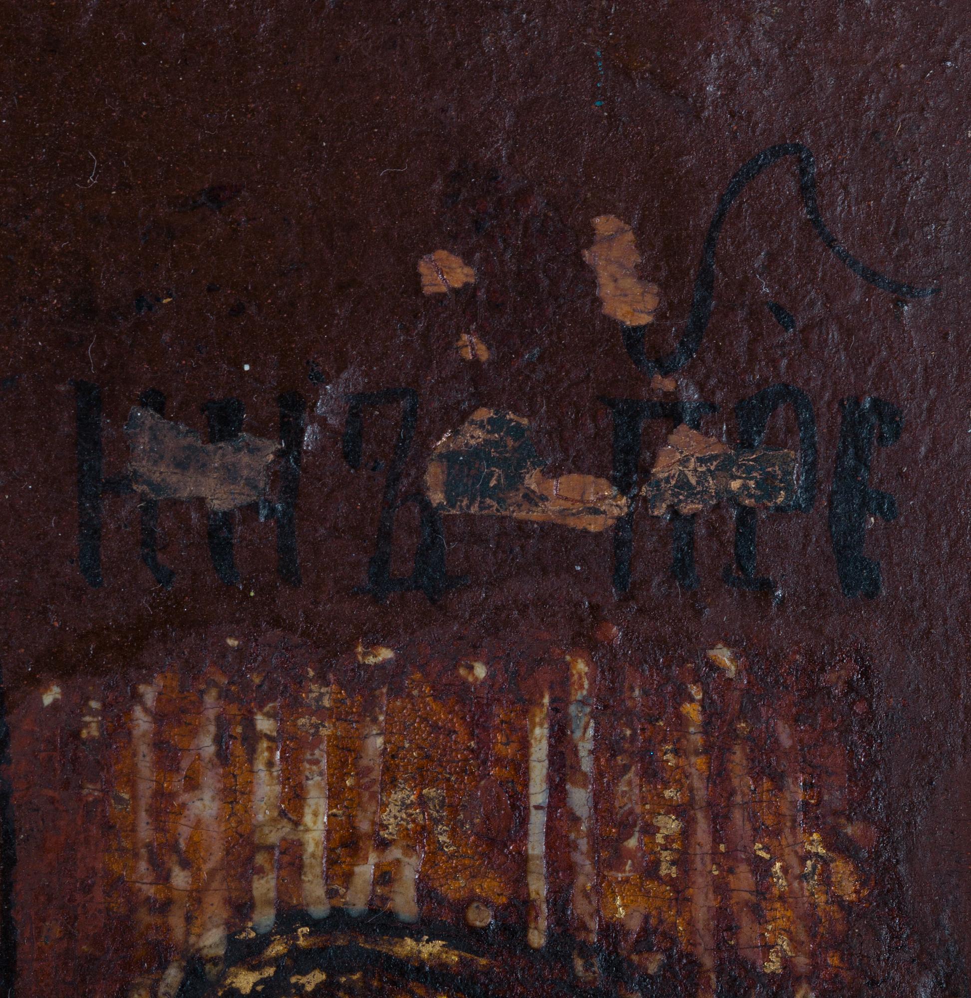 IKON, tempera på pannå, Ryssland 1800-tal.