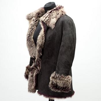 PÄLSKAPPA, kort vändbar, Mulberry.